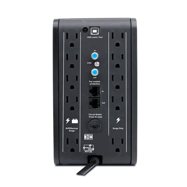 CDP R-SMART1510 sistema de alimentación ininterrumpida (UPS) Línea interactiva 1.5 kVA 900 W 10 salidas AC image 8