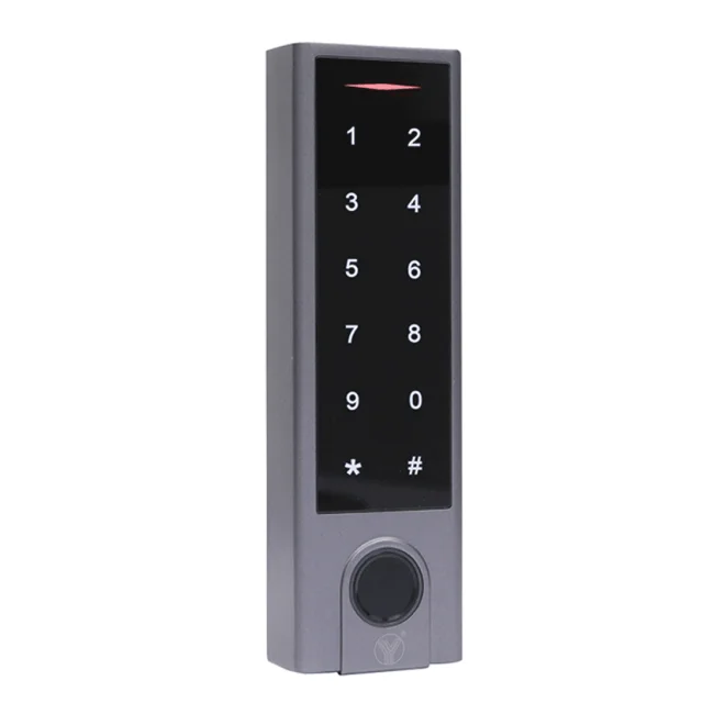 YLI YK1068A - Control de Acceso con Teclado Touch / Huella / Tarjetas ID 125 Khz / Exterior / Entrada Wiegand para Lector Esclavo image 3