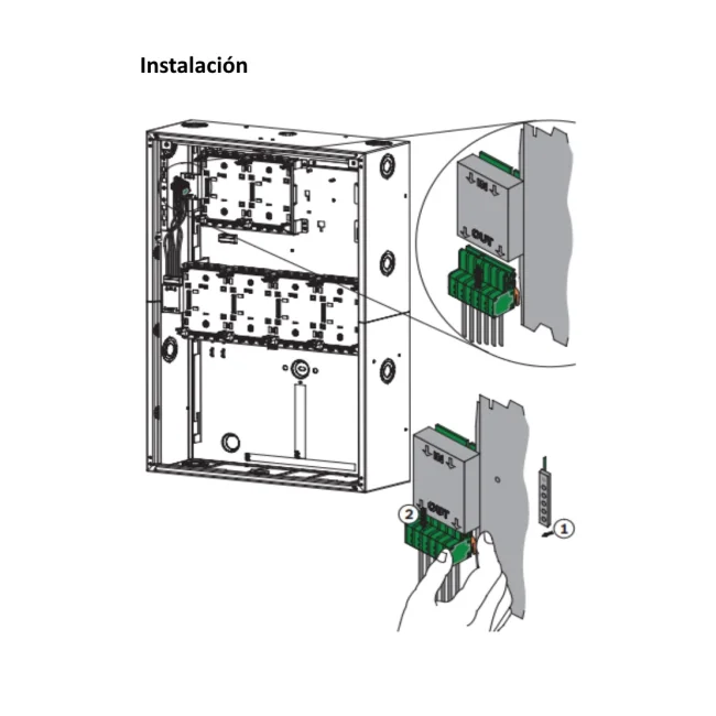 BOSCH F_PRS0002C - Rail de central corto para panel FPA5000 image 3