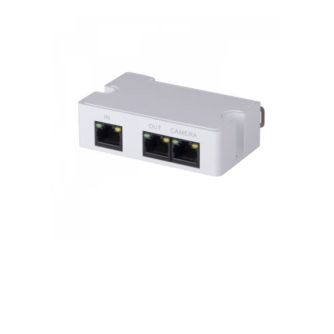 DAHUA PFT1300 - Extensor  PoE &  PoE plus pasivo / 2 Puertos / Conexión en cascada hasta 300 Mts / 2 Puertos Fast Ethernet