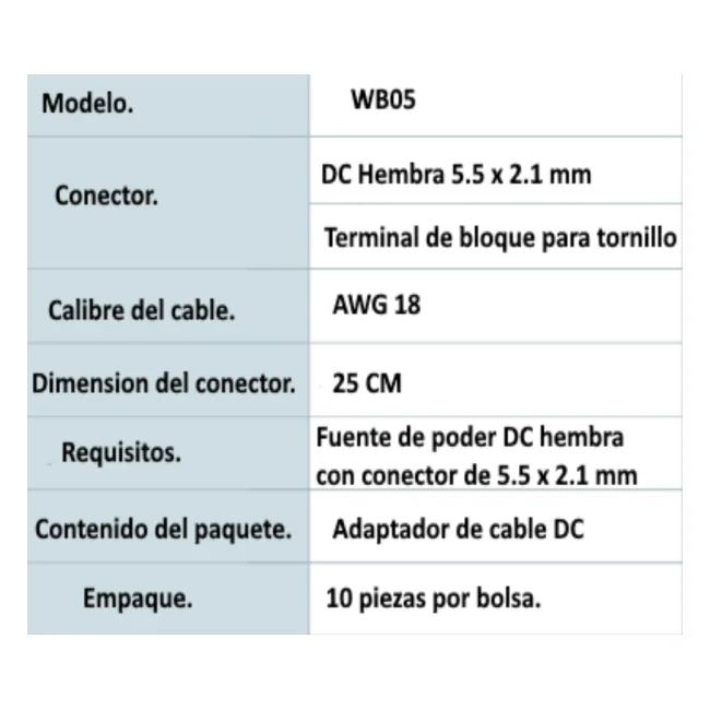SAXXON PSUWB05 - Bolsa de 10 Conectores Hembra para Fuente de Alimentación/ Cable Calibre 18 AWG/ image 2