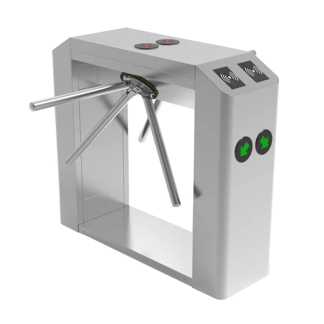 ZKTECO TS2200PRO - Torniquete Trípode Doble Carril Bidireccional / Semiautomático / Acero Inoxidable / Indicadores LED / 110V / Exterior Protegido / Requiere lectores y Panel image 6