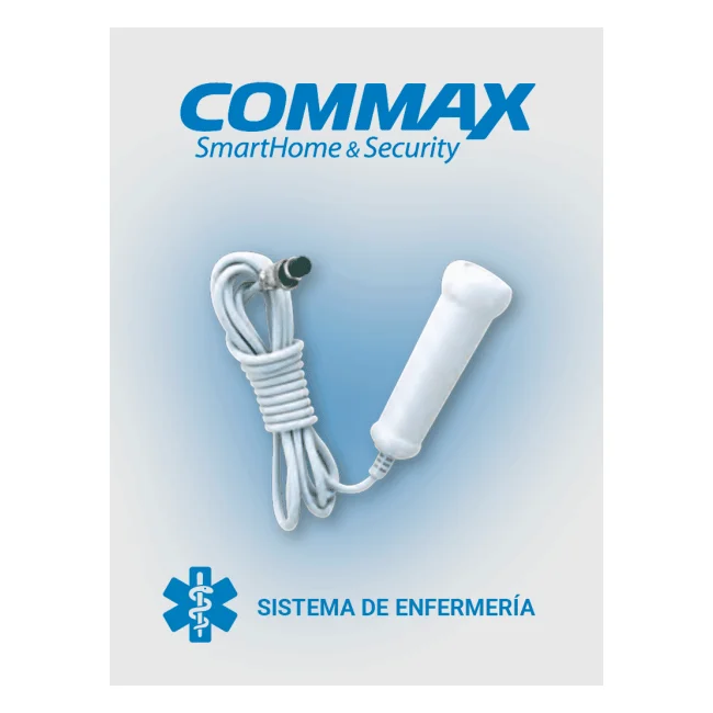 COMMAX CC200 - Botón pulsador de solicitud de asistencia medica para sistema de llamado de enfermería / Compatible solo con JNS4CS por conexión directa