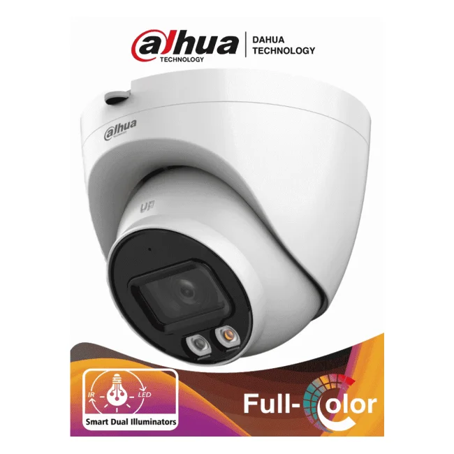 Dahua Technology WizSense IPC-HDW2449T-S-IL-0280B cámara de vigilancia Torreta Cámara de seguridad IP Interior y exterior 2688 x 1520 Pixeles Techo