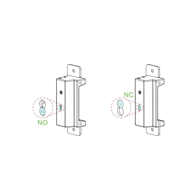 YLI YS138S - Cerradura Eléctrica para Control de Acceso  Señal Ajustable NO/NC  Voltaje Dual 12VDC/24VDC image 2