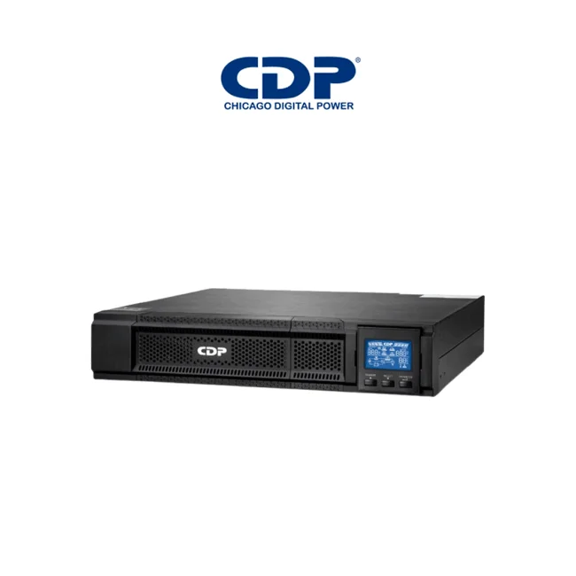 CDP UPO11-3RT AX UPS Online de 3000VA y 3000W con 4 terminales de salida, 6 baterías de 12V a 9AH, y respaldo de 5 minutos al 100% / REQUIERE CLAVIJA O ADAPTADOR NEMA 5L-30P