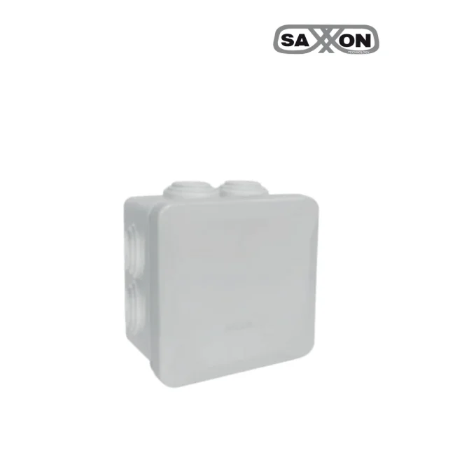 SAXXON CE808045CH - Caja de conexiones con 7 entradas / Termoplástico / Dimensiones 85 x 85 x 45 mm (Ancho x Alto x Fondo) / IP55