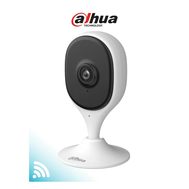 DAHUA DH-C5A - Cámara IP Wifi de 5 Megapíxeles con audio bidireccional (micrófono y altavoz), base magnética, detección de humanos y mascotas, botón de privacidad, H.265 y ranura MicroSD