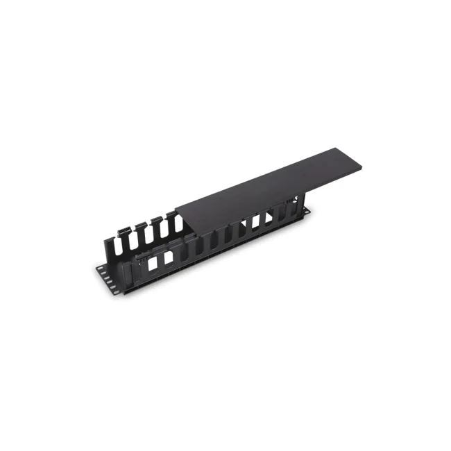 SAXXON J6069 - Organizador de cable horizontal para rack / Un lado / Plastico / 2U