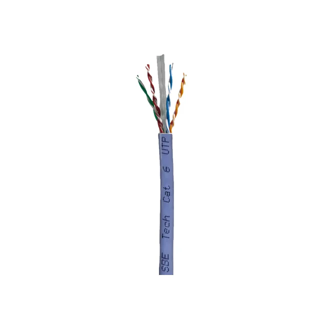SBE TECH SBE-UTPC6UCERT-GY-NP - CABLE UTP CAT6/ 100% COBRE/CAJA 305 METROS/ COLOR GRIS/ 23 AWG/ SEPARADOR CENTRAL/