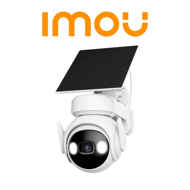 IMOU CELL PT 4G con Panel ( KIT/IPC-K9EN-3T0TE-AM/FSP12-TYPEC) - Cámara Cell PT 4g de 3 Megapixeles con Panel Polar/ lente de 3.6mm y 88° de apertura/ Audio Bidireccional y Sensor PIR Integrado para Seguridad Avanzada.
