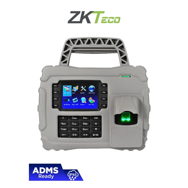 ZKTECO S922ID4G- Control de Asistencia Portátil de Uso Rudo con Huella Digital BioID (5000), Tarjeta ID 125 KHz (30000), IP65, Batería de Respaldo, Conexión TCP/IP y Conectividad 4G