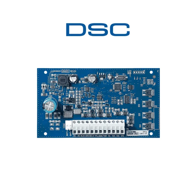 DSC HSM2204 - Módulo Fuente con 4 Salidas Programables de Alta Corriente compatible con panel NEO, PRO