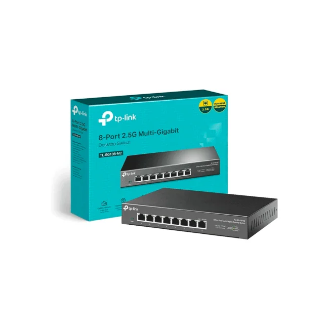 TP-Link TL-SG108 dispositivo de redes No administrado L2 Gigabit Ethernet (10/100/1000) Negro image 6