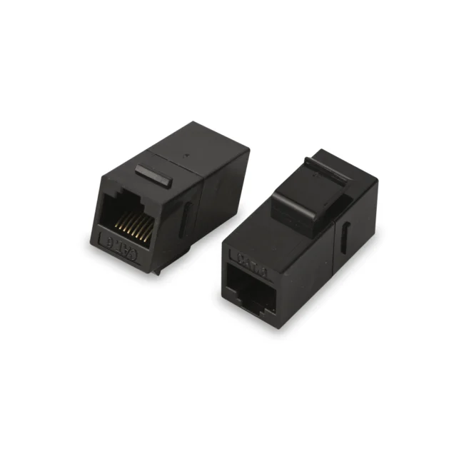 SAXXON M226 - Cople RJ45 / RJ45 Hembra a RJ45 hembra / CAT 6 / Color negro