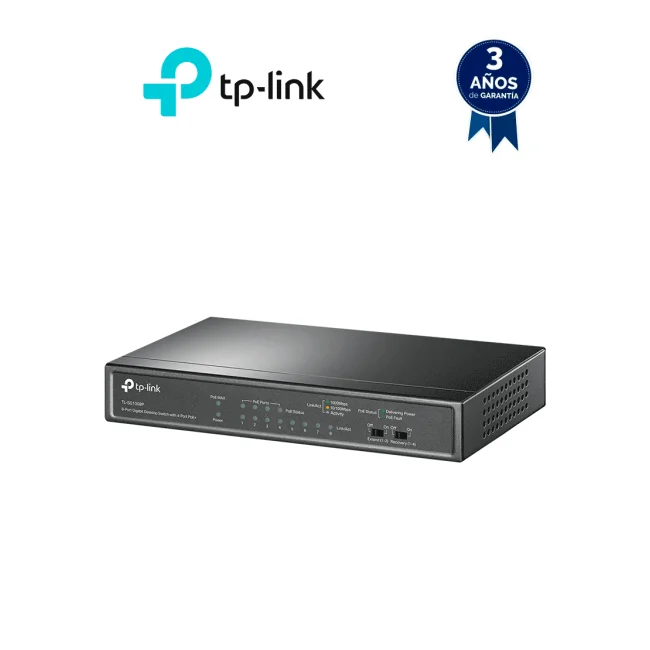 TP-Link TL-SG1008P dispositivo de redes No administrado Gigabit Ethernet (10/100/1000) Energía sobre Ethernet (PoE) Avellana image 3