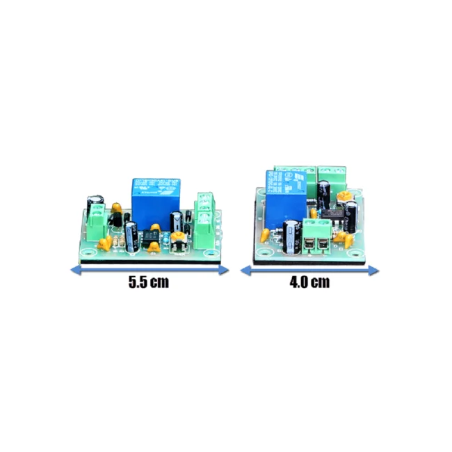 YLI PCB505 - Módulo de Relevador con Retardo de Tiempo ajustable / Salidas  NC y NO / Conexión de botón / Voltaje 12 VDC / 1 a 30 segundos image 4