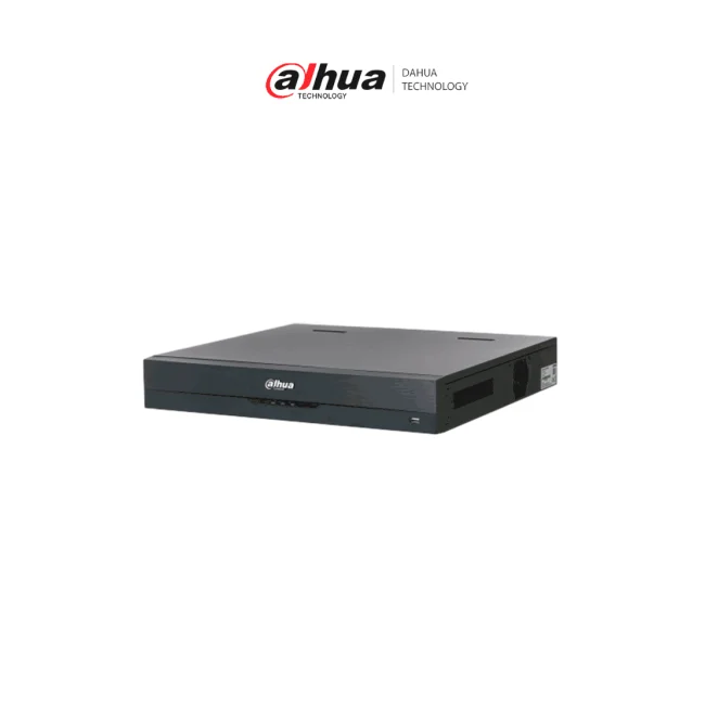 DAHUA DHI-NVR5416-16HP-EI2  -NVR de 16 canales IP 8K / Acupick /WizSense/16 puertos PoE, 8ePoE/ 4 bahías para discos duros/ reconocimiento facial/ SMD Plus/ 8k HDMI out/ soporte para cámaras con IA y protección perimetral