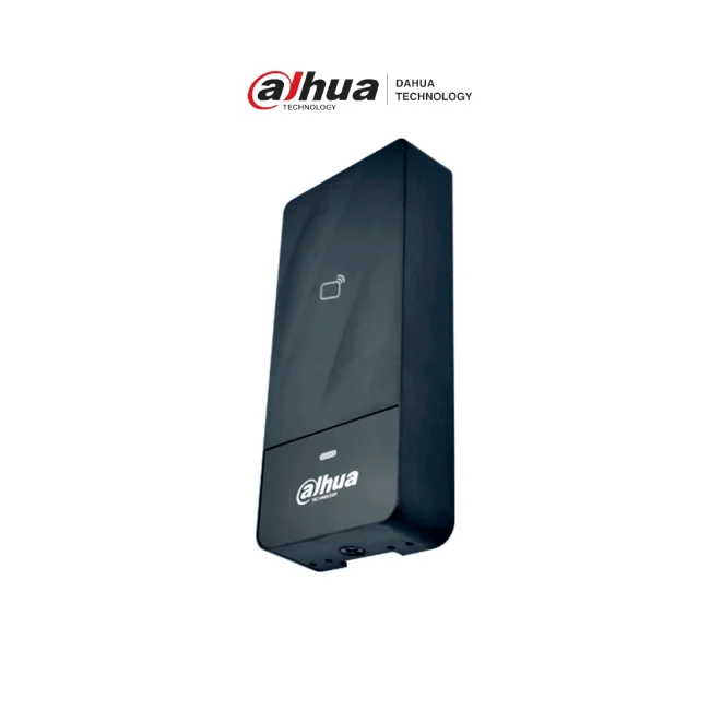 DAHUA ASR1200E-D - Lectora de tarjetas  ID 125 Khz / Para exteriores / IP66 / Conexion  Wiegand o  RS485 / Indicador de luz y sonido