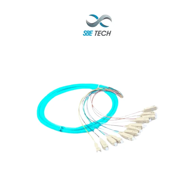 SBE TECH SBE-PIGSC2M50M46PC - Juego de Pigtail SC multimodo 50/125 µm, de 2 metros, en paquete de 6 unidades