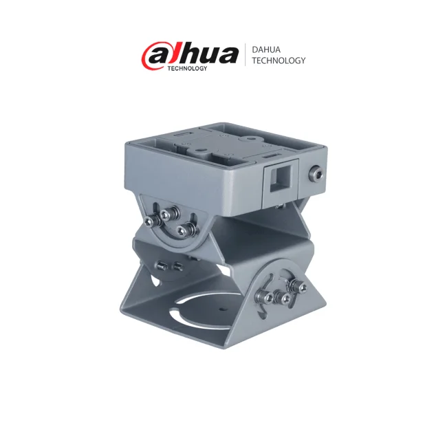 DAHUA 8019 Soporte cardán/ Adecuado para su uso con cámaras tipo bala y carcasas protectoras /aleación de aluminio/ Soporta 10 kg/ Adaptador de montaje altamente flexible