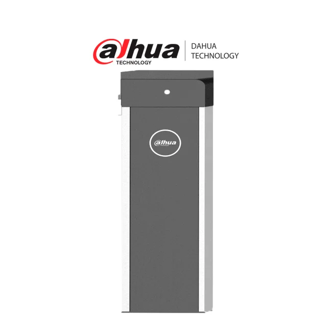 DHI-IPMECD-3012-LM40-T14-AC110- La barrera izquierda de Dahua es ideal para control vehicular intensivo con más de 5000 ciclos diarios. Su apertura y cierre en 1.4s la hacen perfecta para áreas con tráfico constante.