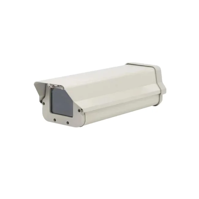 SAXXON CH037 - Carcasa para cámara CCTV resistente al agua y al polvo tipo FLIP-OPEN / Medida 365 × 110 × 140 mm (largo × alto × ancho) / Aleación de aluminio /