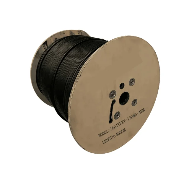 TCE - Fibra Óptica de 12 hilos / Multimodo / OM3 / 50/125 / Interior-Exterior / Loose Tube / 250um / Dieléctrica / OFNR (Riser) / Carrete de 4 KM