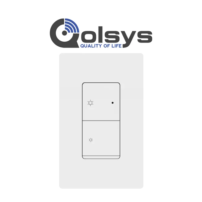 QOLSYS Dimmer Inteligente - QOLSYS Dimmer Inteligente Interior - PowerG