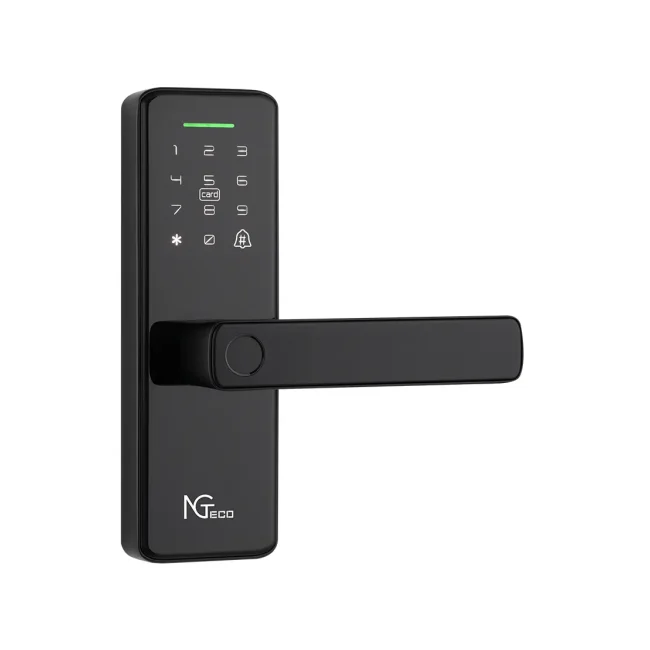 NGTECO SL01A730N Cerradura Inteligente Biométrica con WiFi / 300 usuarios / APP Móvil / Estilo americano / derecha o izquierda / Aperturas remotas image 4