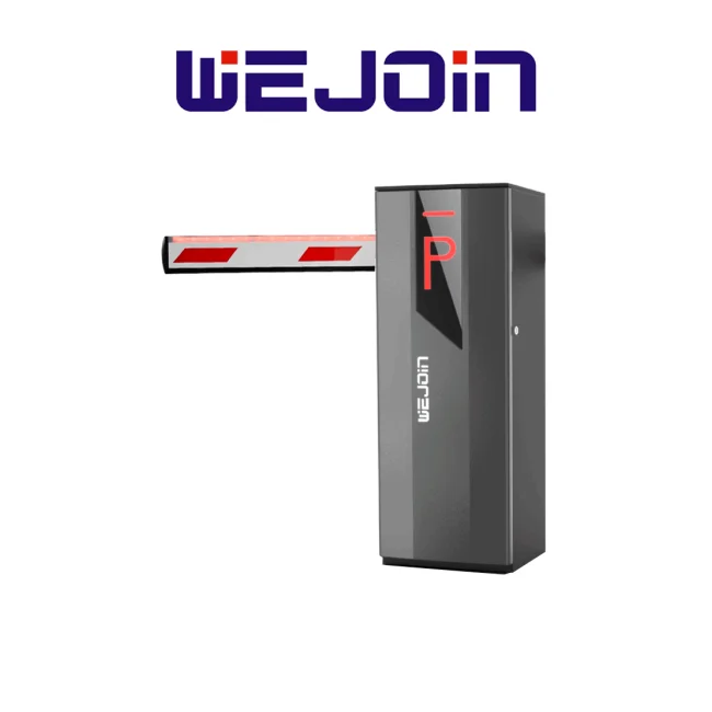 WEJOIN WJNSBG101HR34LED - Barrera Vehicular Brushless de Alto Flujo 24/7, Brazo Derecho de 4 m Con Led, Apertura en 3 Segundos, 6 Millones de Ciclos, Sin Resortes