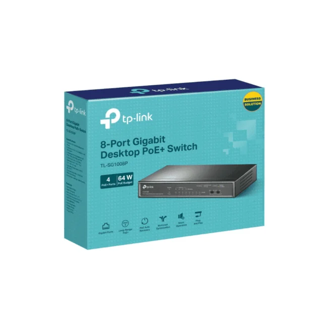 TP-Link TL-SG1008P dispositivo de redes No administrado Gigabit Ethernet (10/100/1000) Energía sobre Ethernet (PoE) Avellana image 21