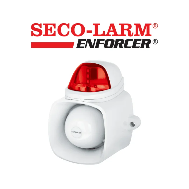 Seco-Larm SH816SSMQR- Sirena con estrobo , grabación de audios y con opción de uso de voceo