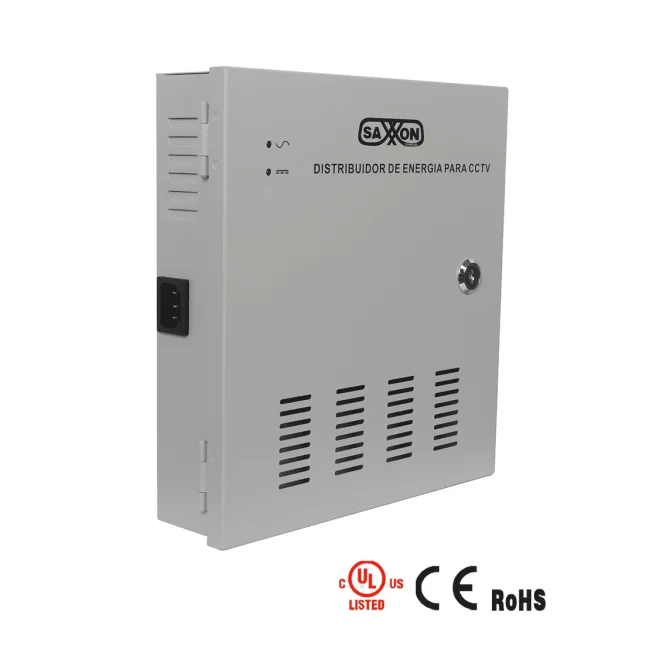 SAXXON PSU1220-D9 - Fuente de Poder de 12 vcd/ 20 Amperes/ Para 9 Camaras/ 2.2 Amperes por Canal/ Protección contra Sobrecargas/ Certificación UL/ image 8