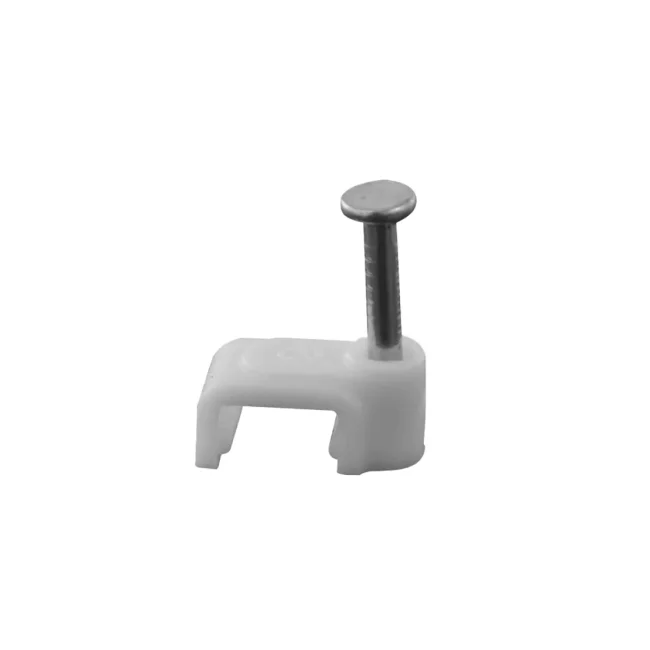 TCE LMG-NCC-5mm-GYQ50 - Grapa cuadrada de pared / medida interna 5 mm / Altura 6 mm / Color gris / Bolsa de 50 piezas