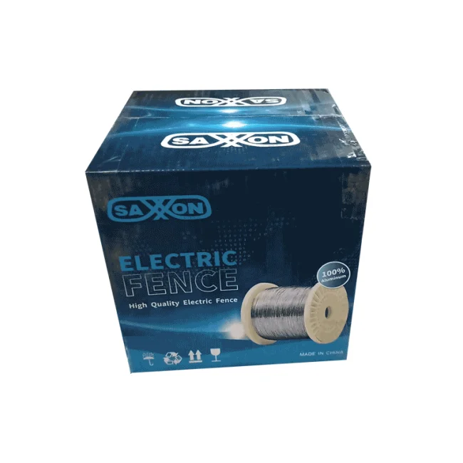 SAXXON ALUWIRE - Bobina de alambre de aluminio calibre 16 AGW / de 1.29 mm ideal para líneas de cerco eléctrico de Yonusa / Resistente a la corrosión, ideal para ambientes extremos / Hasta 500 mts lineales image 4