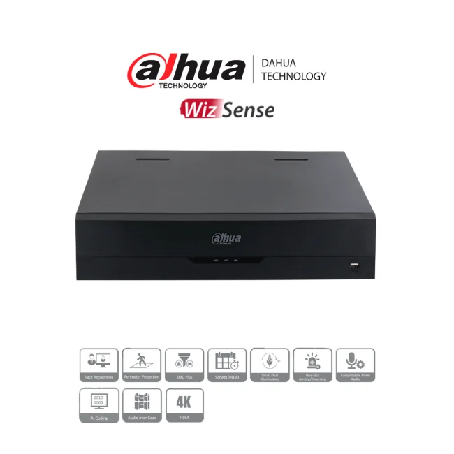 Dahua Technology DH-XVR5432L-4KL-I3 videograbadora digital Negro