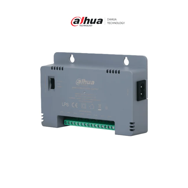 DAHUA DH-PFM344D-8CH-US - Fuente de Poder con Distribuidor para 8 Canales/12 vcd 4 Amperes/ Voltaje de Salida Ajustable de 12, 13.5 y hasta 15 vdc/ Protección de Voltaje/ Protección contra fuego V-0/ Certificación FCC/