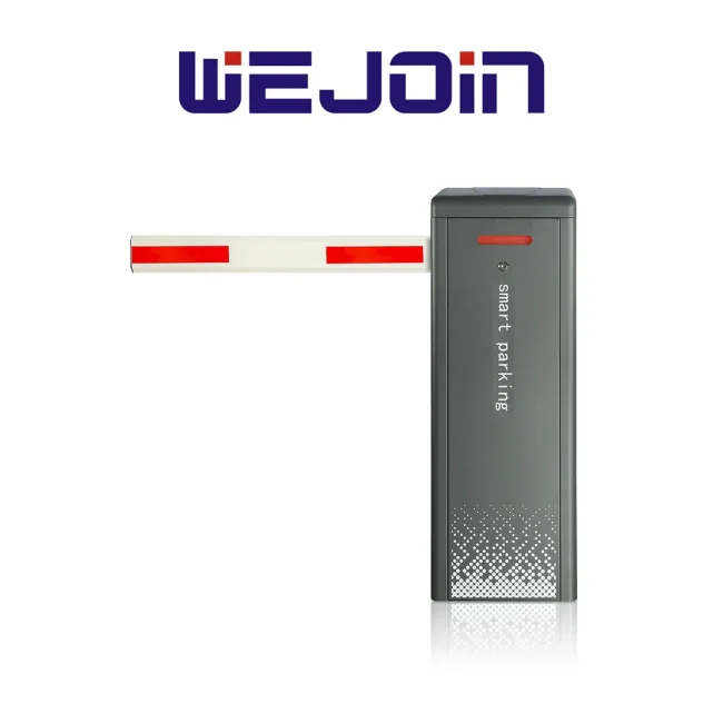 WEJOIN WJDZE2BLR34 - Barrera Vehicular Derecha, de Alto Flujo con Motor Brusshles 24V cc, Brazo Octagonal de 4.5 m, Velocidad Ajustable de 3 a 6 Segundos, Fácil Cambio de Dirección