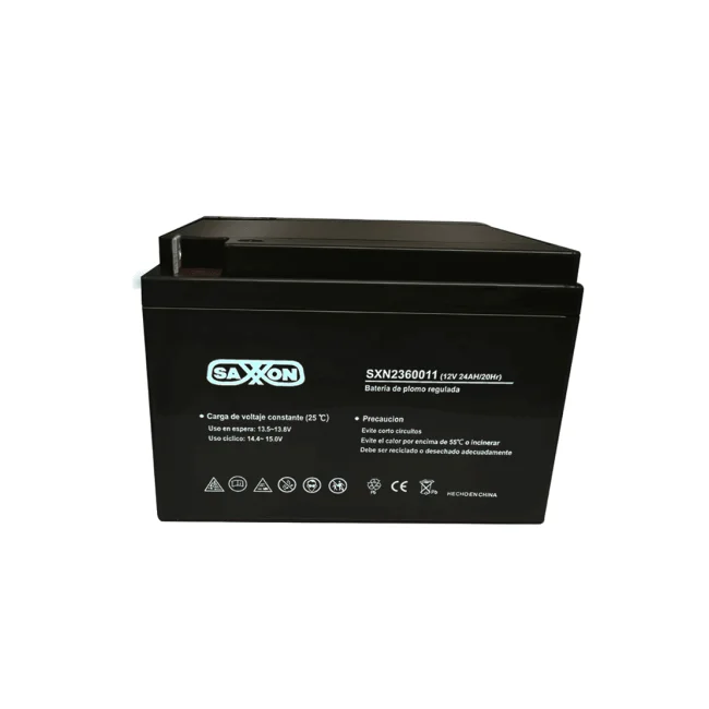 Saxxon CBAT24AH batería para sistema UPS Sealed Lead Acid (VRLA) 12 V 24 Ah