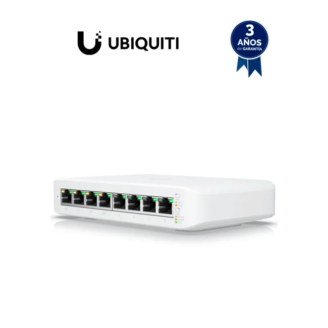 Ubiquiti UniFi Switch Lite 8 PoE Gestionado L2 Gigabit Ethernet (10/100/1000) Energía sobre Ethernet (PoE) Blanco image 2