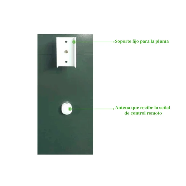 ZKTECO CMP200L - Barrera Vehicular Izquierda / Brazo Telescópico de 2.6 hasta 4.5 metros / 3 Seg. / Dirección Ajustable (a Derecha) / Gabinete con Luz Led Indicador de estado / Sistema Inteligente anti-impacto/ Incluye 2 controles remotos image 5
