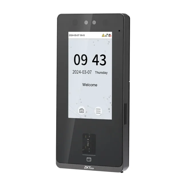 ZKTECO SenseFace 4A - Control de acceso y asistencia para 6,000 rostros / 8,000 huellas / 8,000 tarjetas ID 125kHz / TCP/IP / IP65 / 1 Relevador / Compatible con Software Gratuito ZKBio Zlink image 2