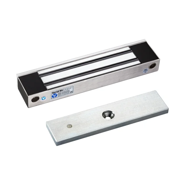 YLI YM350WS - Cerradura Magnética para Control de Acceso / Fuerza de Sujeción de 350 kg (800 lb) / Para puertas de madera, vidrio y metálicas / IP68 para uso exterior e interior image 2