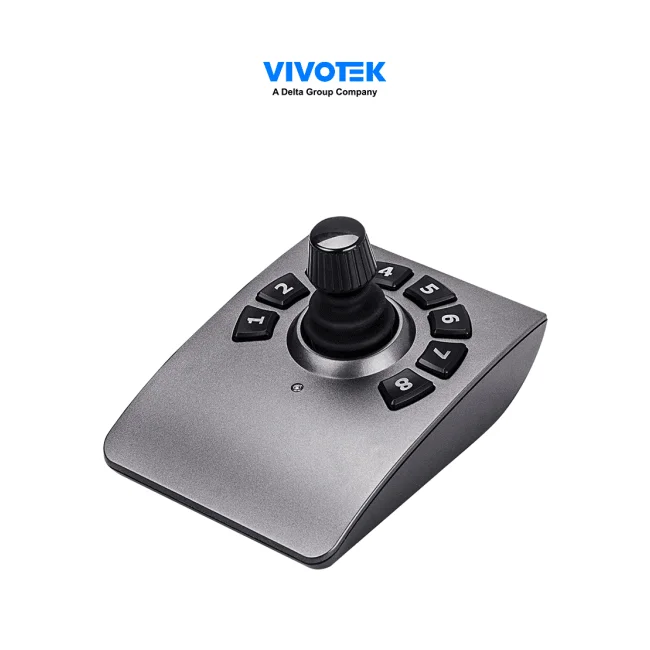 VIVOTEK AJ-001 - Control de palanca joystick para NVR, PTZ y Software VAST 2, VSS VIVOTEK con 8 teclas y conector USB