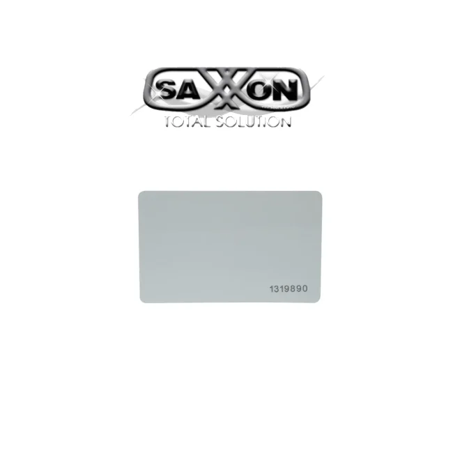 SAXXON SAXTHF01- Paquete de 10 TAG De PVC UHF pasivo / Compatible con Lectoras SAXR2656 & SAXR2657 / EPC GEN2 / Folio Impreso