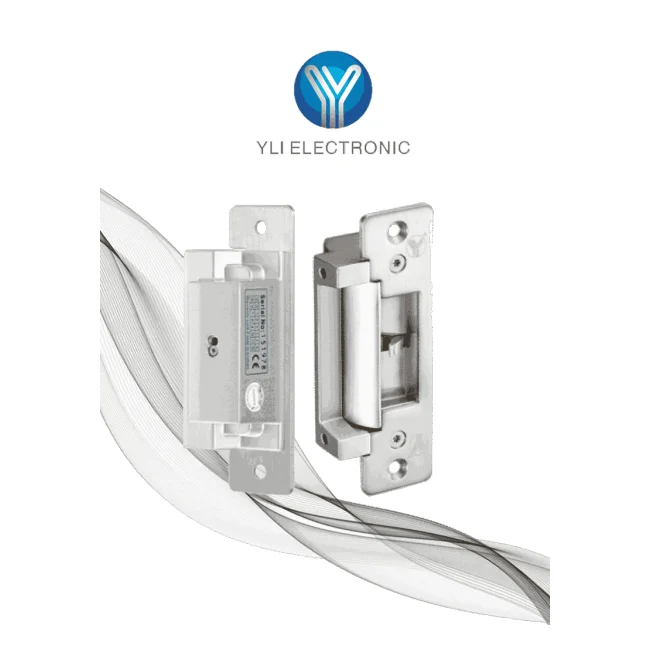 YLI YS138S - Cerradura Eléctrica para Control de Acceso  Señal Ajustable NO/NC  Voltaje Dual 12VDC/24VDC
