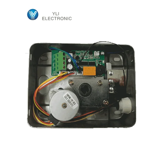 YLI ABK703BS - Cerradura inteligente con cierre automático cuenta con juego de 3 llaves, sensor con luz LED de status o correcto cerrado, apertura con pulso voltaje de 12VDC image 3