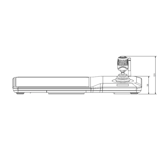 DAHUA DHI-NKB5000-F - Teclado Controlador de Red HD/ Control de PTZs, DVRs, NVRs e IPC/ Soporta Función de Videowall/ Soporta Resolución 4k/ Onvif/ Teclado Inalámbrico/ Pantalla Tactil de 10 Pulgadas/ Wifi/ RS232/RS485/ image 2