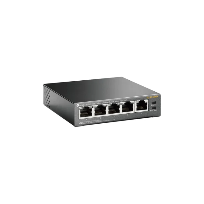 TP-Link TL-SF1005P dispositivo de redes No administrado Fast Ethernet (10/100) Energía sobre Ethernet (PoE) Negro image 6